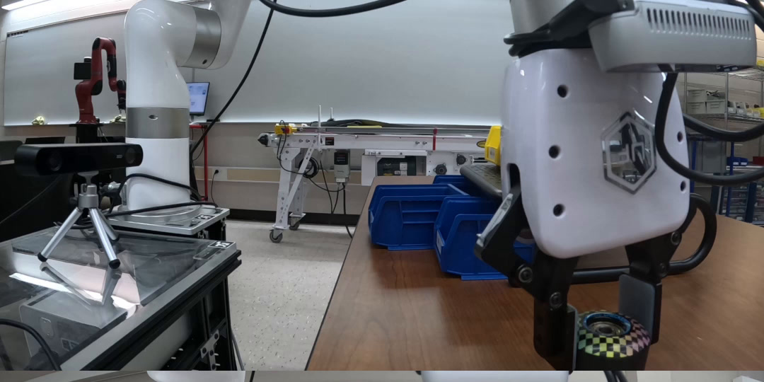 Robot gripper grasping an object learned from egocentric video