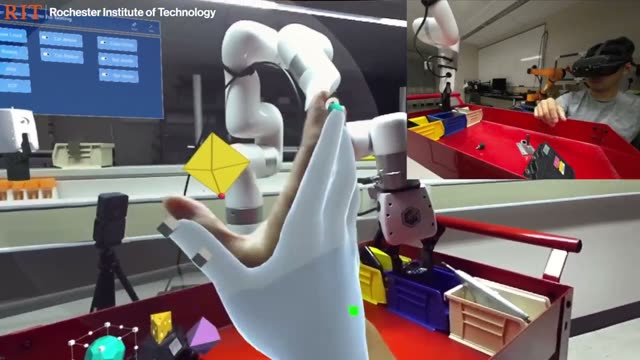 AR Gesture-Controlled Robot for Precision Pick-and-Place